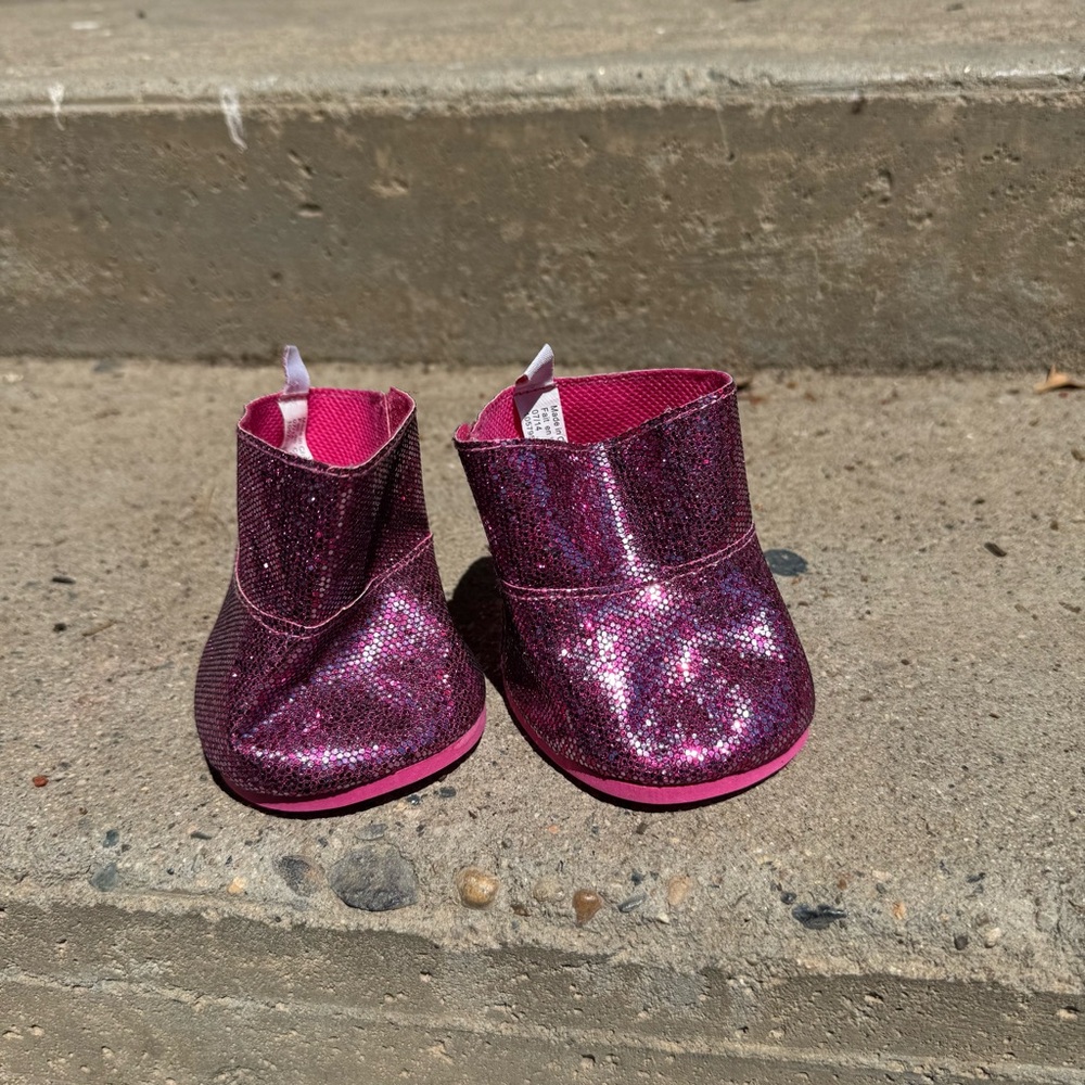 Build-A-Bear‎ Sparkly Pink Boots